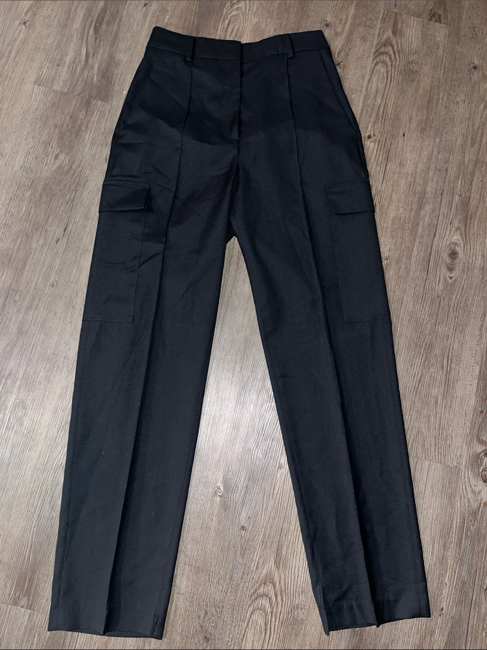 HANSEN & GRETEL Black Cargo Tailored Pants
